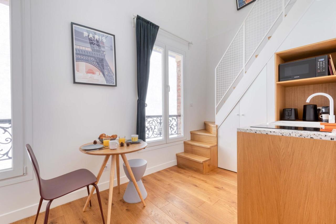 Les Cottages De Montmartre - Secret Courtyard باريس المظهر الخارجي الصورة