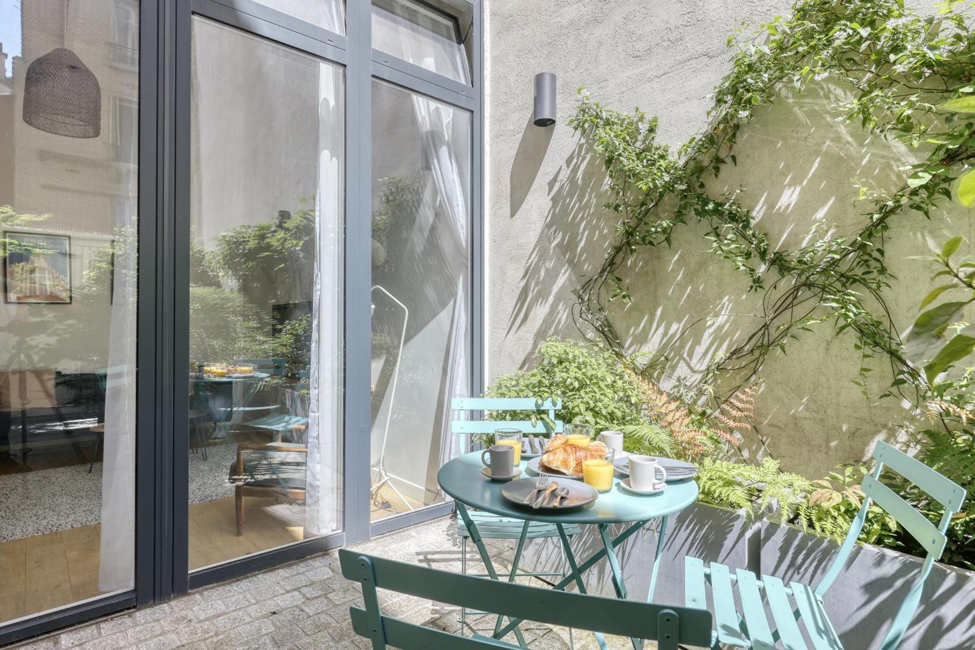 Les Cottages De Montmartre - Secret Courtyard باريس المظهر الخارجي الصورة